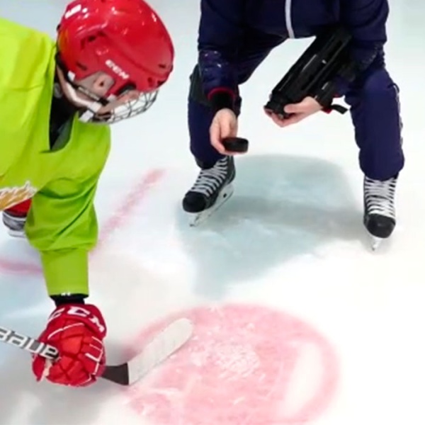 Тренажер хоккейный шайбавброс OLMI