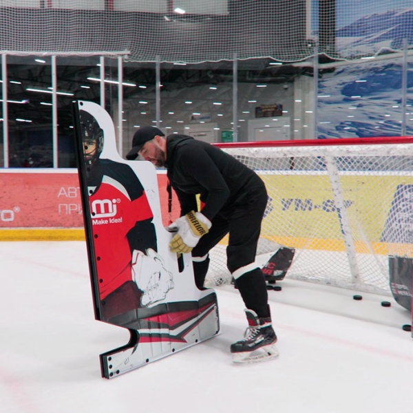 Имитатор вратаря хоккейный тренажер OLMI Goalkeeper 