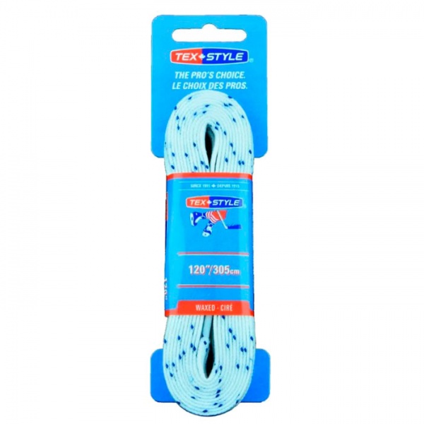 Хоккейные шнурки с пропиткой Textile White / Double Royal #1510MT  Хоккейные шнурки с пропиткой Textile White / Double Royal #1510MT